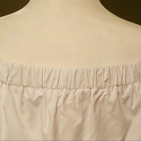 Tribal Off The Shoulder White Top Size Small - Picture 11 of 11